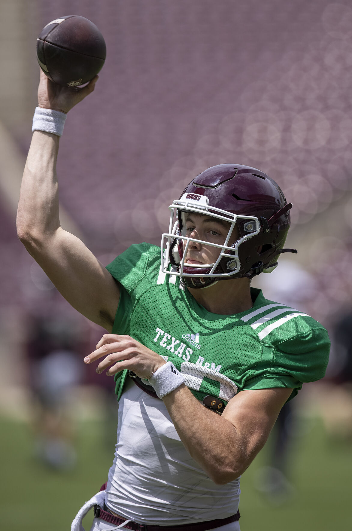 Spring football practice